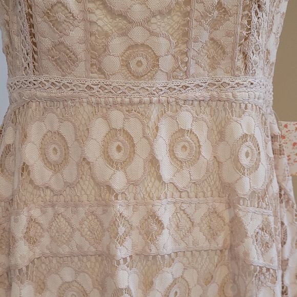 Free People Lace ivory mini size 6 - Picture 7 of 9